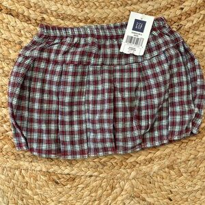 NWT 90’s style baby GAP Plaid bubble skort with built in bloomers